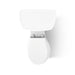 KOHLER K-3947 Wellworth Two-piece round-front toilet, 1.28 gpf, right - view 3