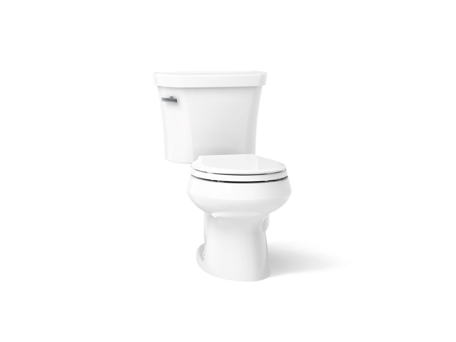 KOHLER K-3947-UT Wellworth Two-piece round-front toilet, 1.28 gpf