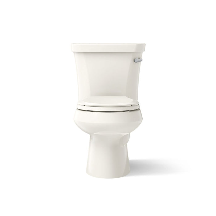 KOHLER K-3947-RA Wellworth Two-piece round-front toilet, 1.28 gpf - Biscuit