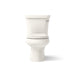 KOHLER K-3947-RA Wellworth Two-piece round-front toilet, 1.28 gpf - Biscuit