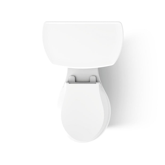 KOHLER K-3947-RZ Wellworth Two-piece round-front toilet, 1.28 gpf, white - view 3