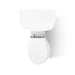 KOHLER K-3947-RZ Wellworth Two-piece round-front toilet, 1.28 gpf, white - view 3