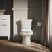KOHLER K-3947-UR Wellworth Two-piece round-front toilet, 1.28 gpf, biscuit - view 4