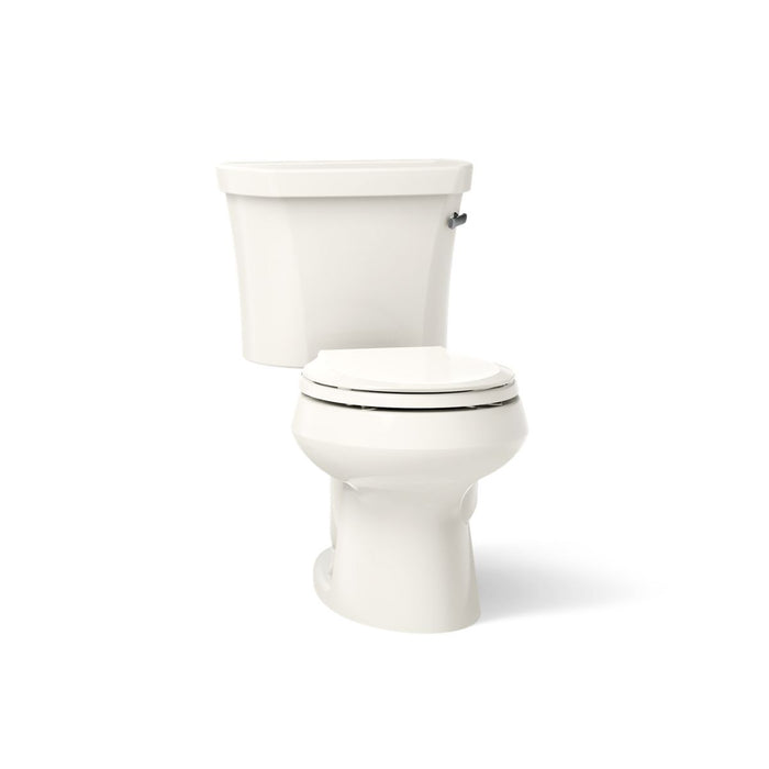 KOHLER K-3947-UR Wellworth Two-piece round-front toilet, 1.28 gpf, biscuit - view 5