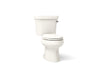 KOHLER K-3948-RA Wellworth Two-piece elongated toilet, 1.28 gpf