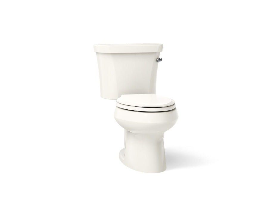 KOHLER K-3948-RA Wellworth Two-piece elongated toilet, 1.28 gpf
