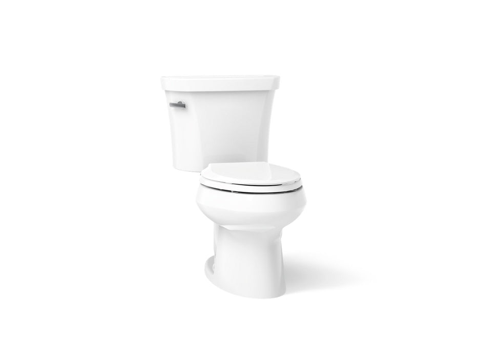 KOHLER K-3948 Wellworth Two-piece elongated toilet, 1.28 gpf, left