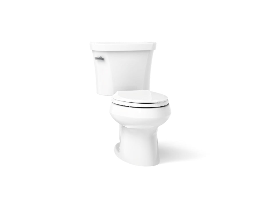 KOHLER K-3948 Wellworth Two-piece elongated toilet, 1.28 gpf