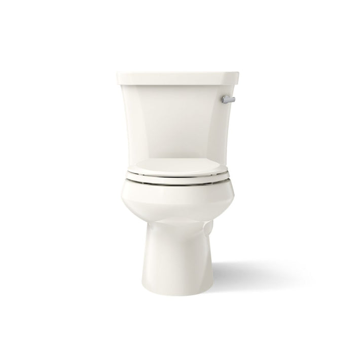 KOHLER K-3948-RA Wellworth Two-piece elongated toilet, 1.28 gpf - Biscuit