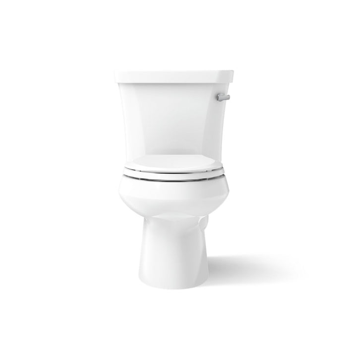 KOHLER K-3948-RA Wellworth Two-piece elongated toilet, 1.28 gpf - White