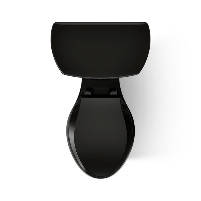 KOHLER K-3948-T Wellworth Two-piece elongated toilet, 1.28 gpf, black black - view 5