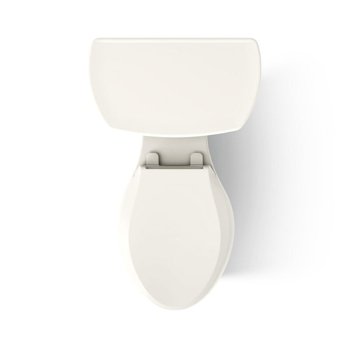KOHLER K-3948-U Wellworth Two-piece elongated toilet, 1.28 gpf, biscuit - view 5