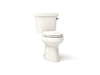 KOHLER K-3949-UR Highline Two-piece elongated toilet, 1.28 gpf, biscuit