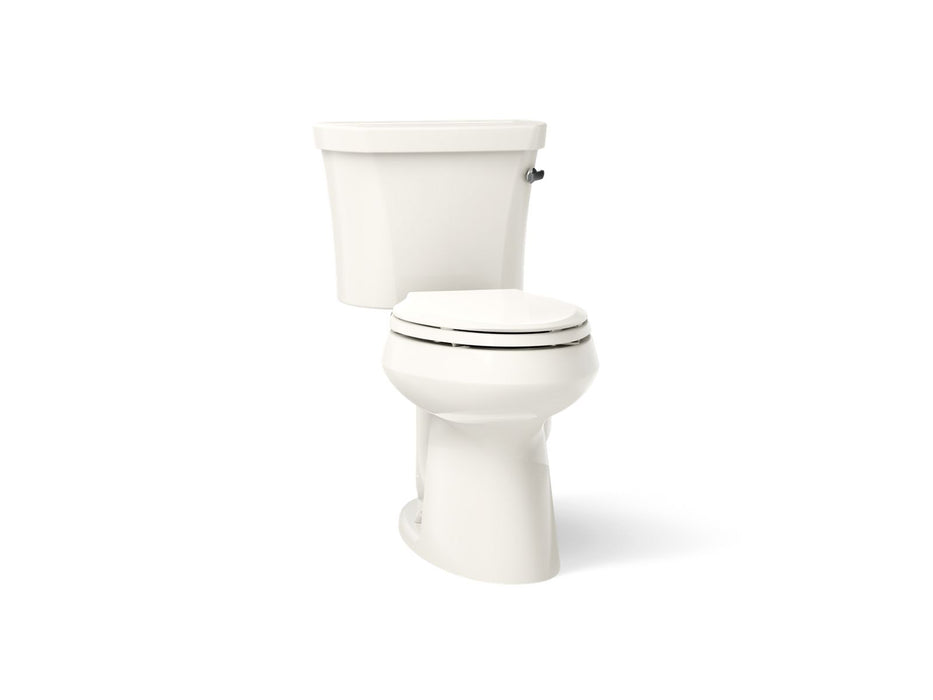 KOHLER K-3949-UR Highline Two-piece elongated toilet, 1.28 gpf, biscuit