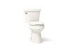 KOHLER K-3949-UT Highline Two-piece elongated toilet, 1.28 gpf, biscuit