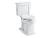 KOHLER K-3950-RA Tresham Two-piece elongated toilet, 1.28 gpf
