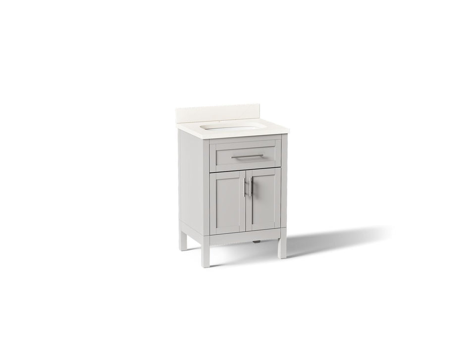 Kohler Hadron 24" bathroom vanity cabinet with sink and quartz top