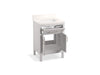 Kohler Hadron 24" bathroom vanity cabinet with sink and quartz top