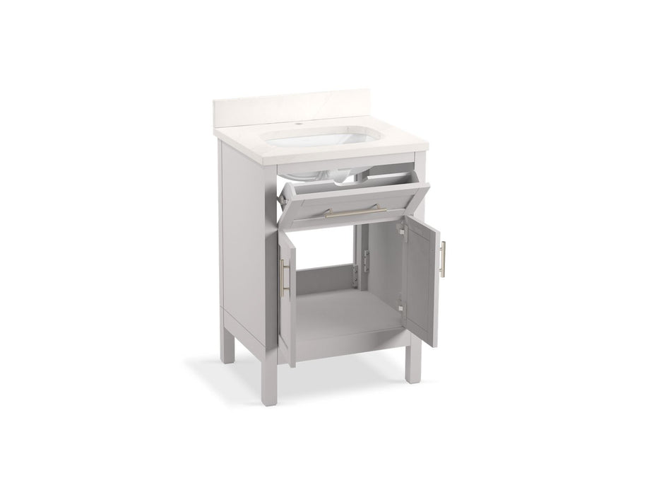 Kohler Hadron 24" bathroom vanity cabinet with sink and quartz top