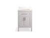 Kohler Hadron 24" bathroom vanity cabinet with sink and quartz top