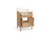 Kohler Hadron 24" bathroom vanity cabinet with sink and quartz top