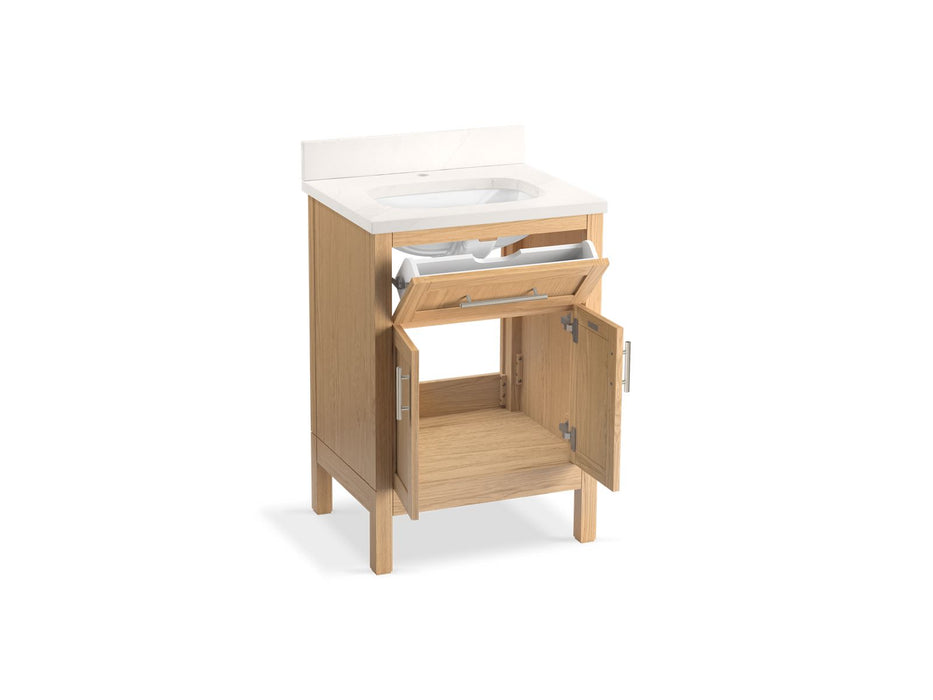 Kohler Hadron 24" bathroom vanity cabinet with sink and quartz top