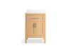 Kohler Hadron 24" bathroom vanity cabinet with sink and quartz top