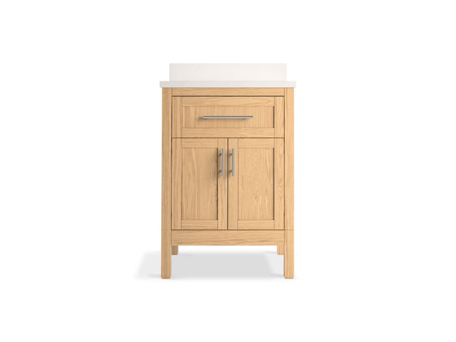 Kohler Hadron 24" bathroom vanity cabinet with sink and quartz top