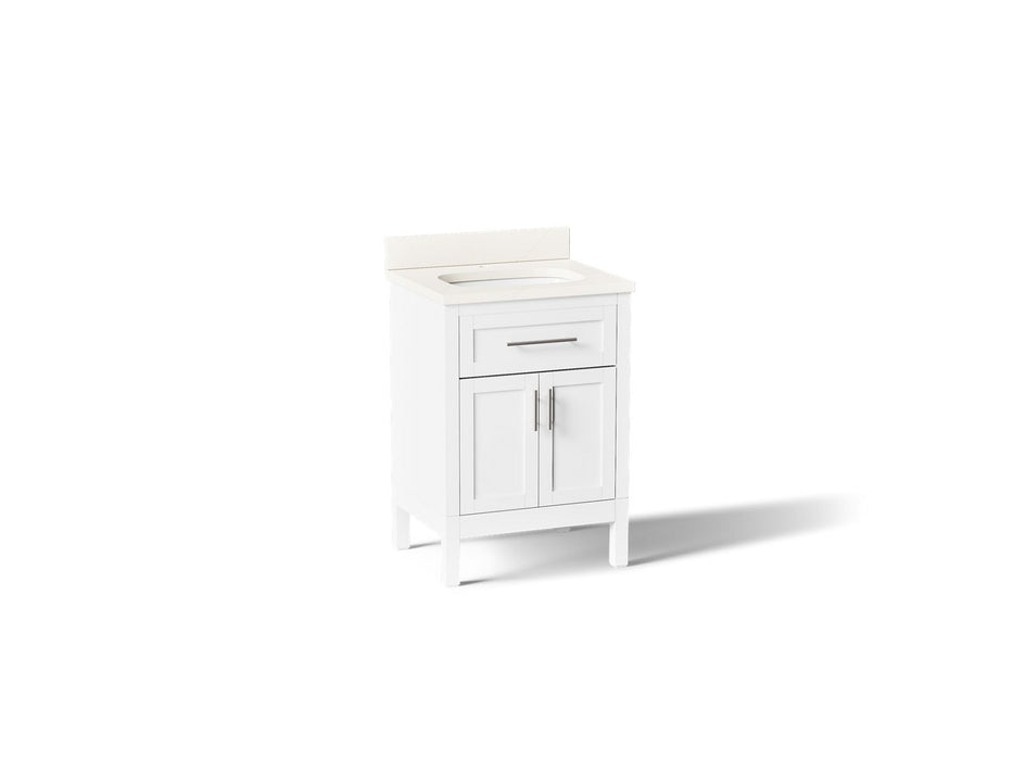 Kohler Hadron 24" bathroom vanity cabinet with sink and quartz top