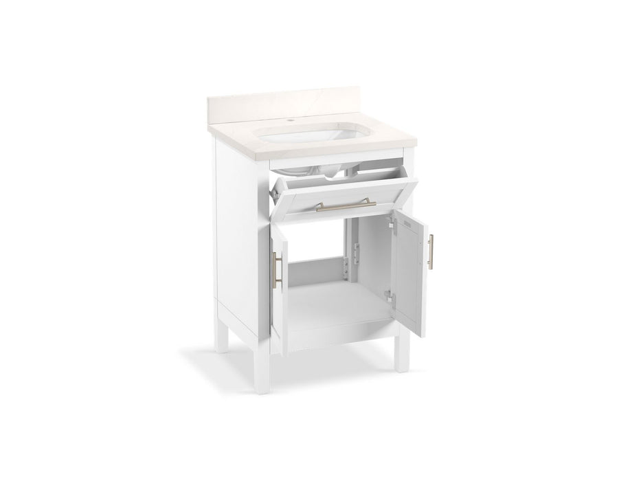 Kohler Hadron 24" bathroom vanity cabinet with sink and quartz top