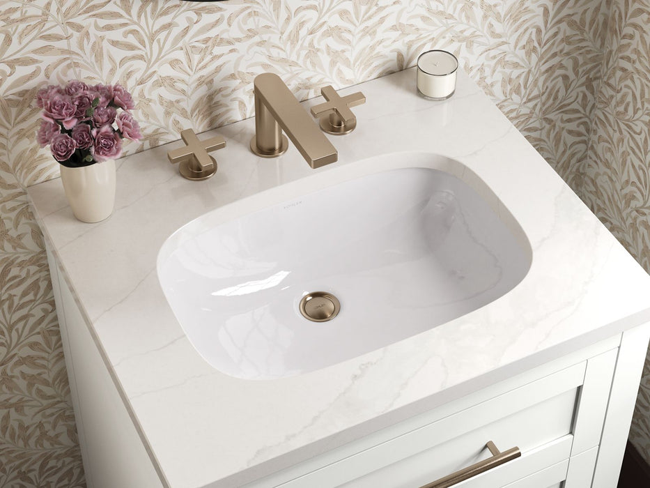 Kohler Hadron 24" bathroom vanity cabinet with sink and quartz top