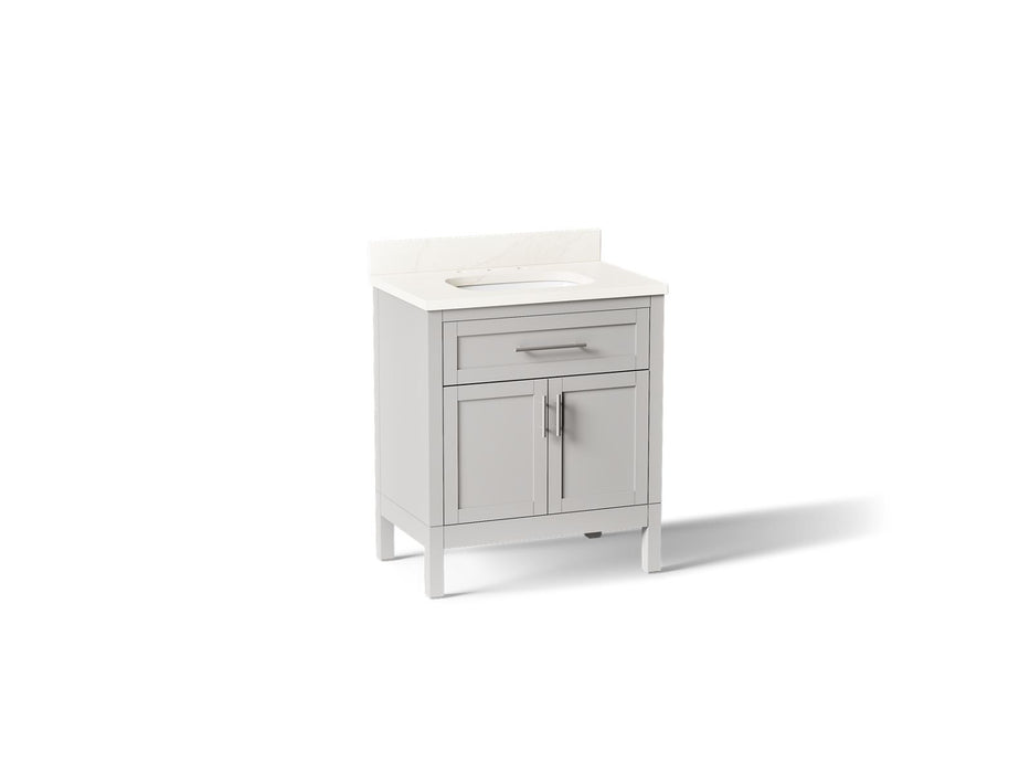 Kohler Hadron 30" bathroom vanity cabinet with sink and quartz top