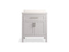 Kohler Hadron 30" bathroom vanity cabinet with sink and quartz top