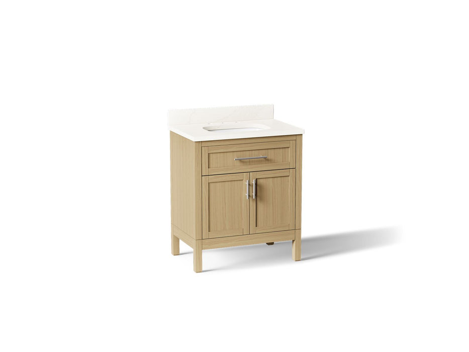 Kohler Hadron 30" bathroom vanity cabinet with sink and quartz top