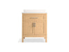 Kohler Hadron 30" bathroom vanity cabinet with sink and quartz top