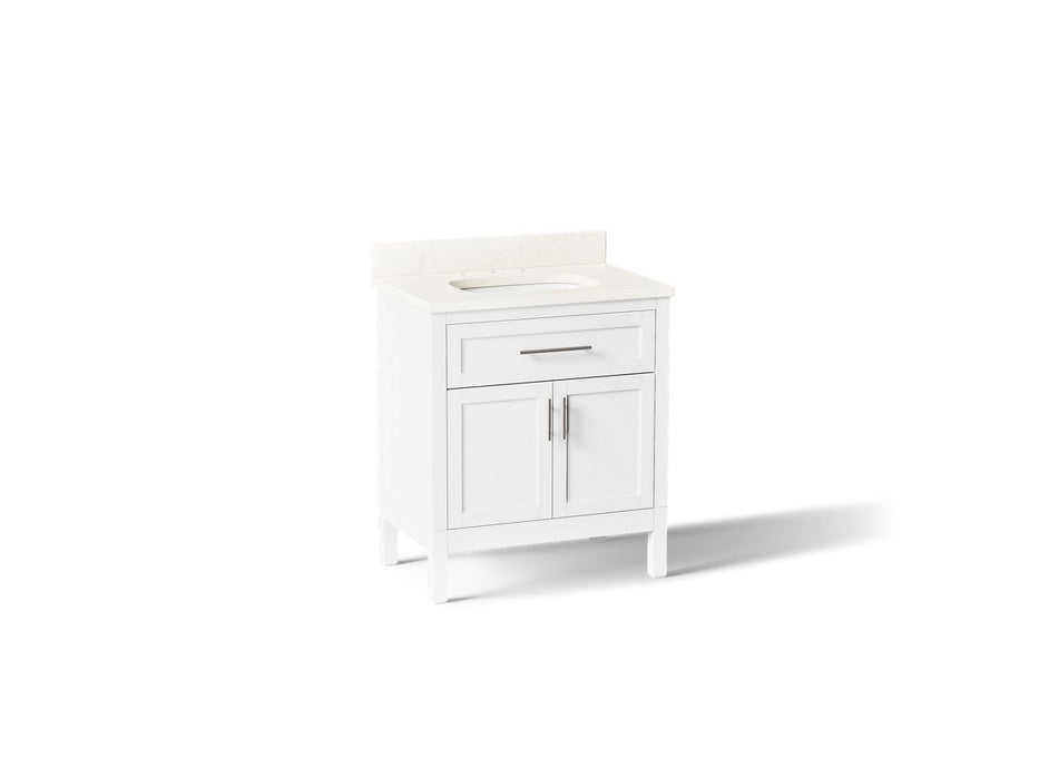Kohler Hadron 30" bathroom vanity cabinet with sink and quartz top
