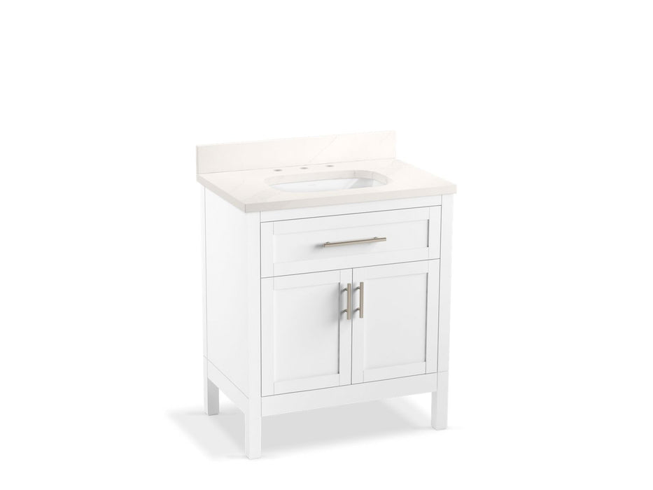 Kohler Hadron 30" bathroom vanity cabinet with sink and quartz top