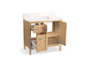 Kohler Hadron 36" bathroom vanity cabinet with sink and quartz top