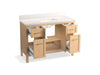 Kohler Hadron 48" bathroom vanity cabinet with sink and quartz top