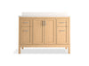 Kohler Hadron 48" bathroom vanity cabinet with sink and quartz top