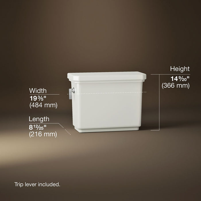 3/4 view of product with dimensions