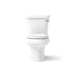 KOHLER K-3977-RA Wellworth Two-piece round-front toilet, 1.6 gpf - White