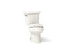 KOHLER K-3978 Wellworth Two-piece elongated toilet, 1.6 gpf, biscuit