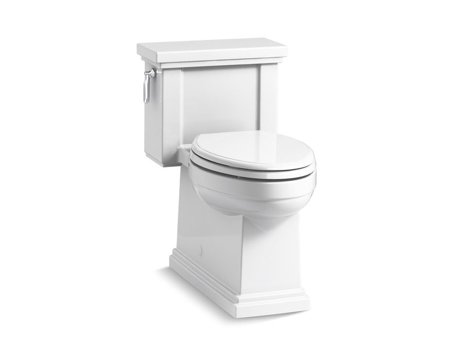 KOHLER K-3981 Tresham One-piece compact elongated toilet with skirted trapway, 1.28 gpf