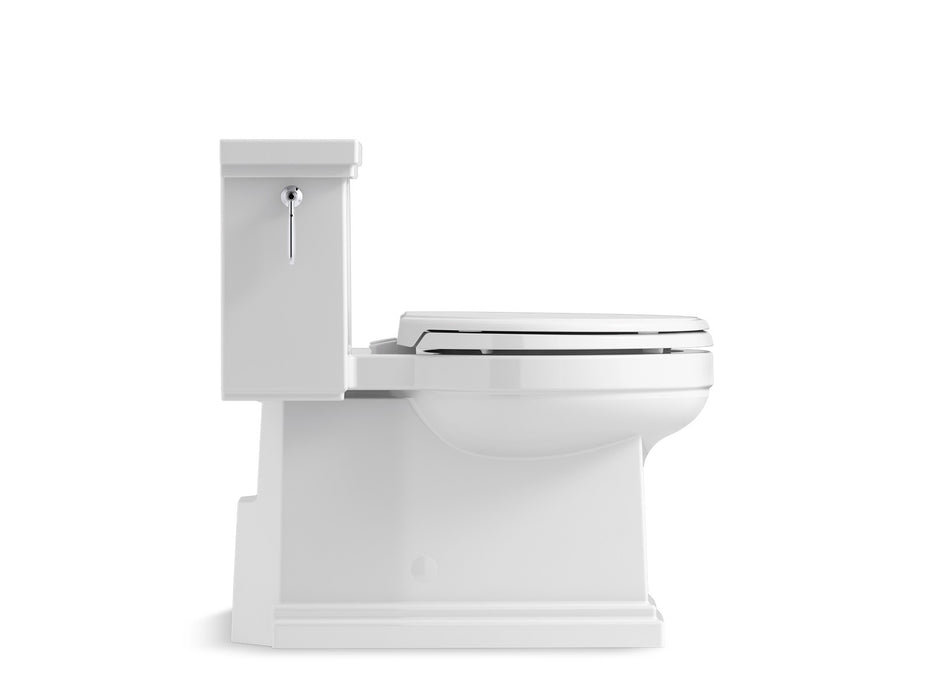 KOHLER K-3981 Tresham One-piece compact elongated toilet with skirted trapway, 1.28 gpf
