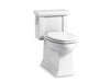 KOHLER K-3981 Tresham One-piece compact elongated toilet with skirted trapway, 1.28 gpf
