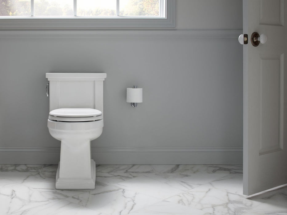KOHLER Tresham One-piece compact elongated toilet with skirted trapway, 1.28 gpf