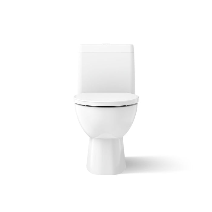 KOHLER K-3983-S Reach One-piece compact elongated toilet with skirted trapway, dual-flush