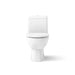 KOHLER K-3983-S Reach One-piece compact elongated toilet with skirted trapway, dual-flush
