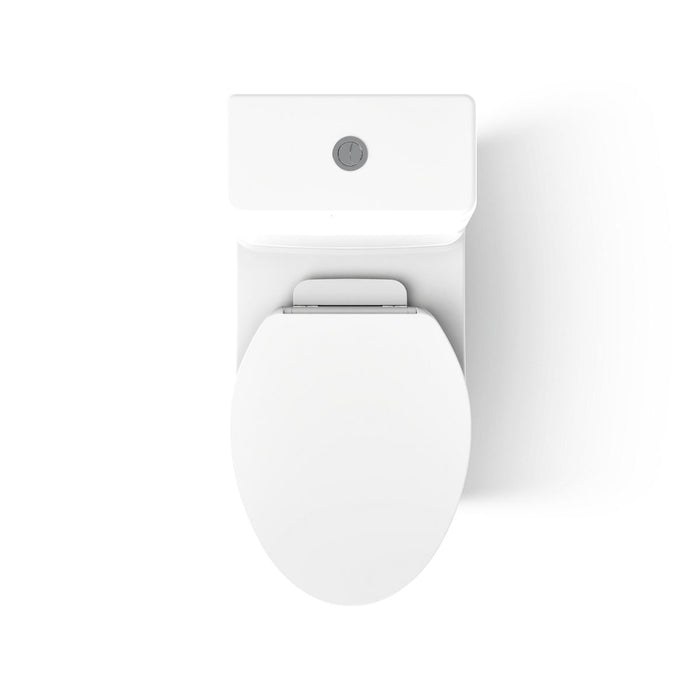 Kohler Reach One-piece compact elongated toilet with skirted trapway, dual-flush